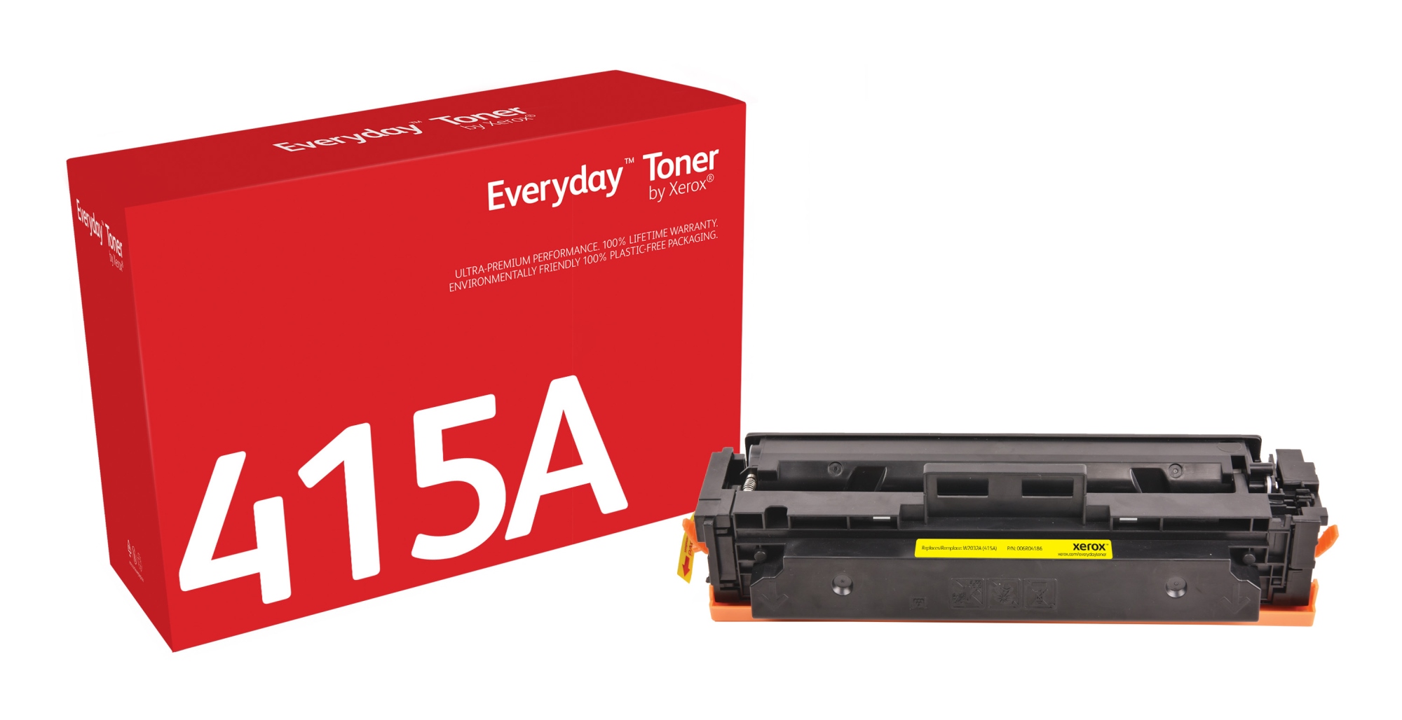 Everyday Toner Everyday Amarillo di Xerox compatibile con HP 415A (W2032A), Capacidad estándar