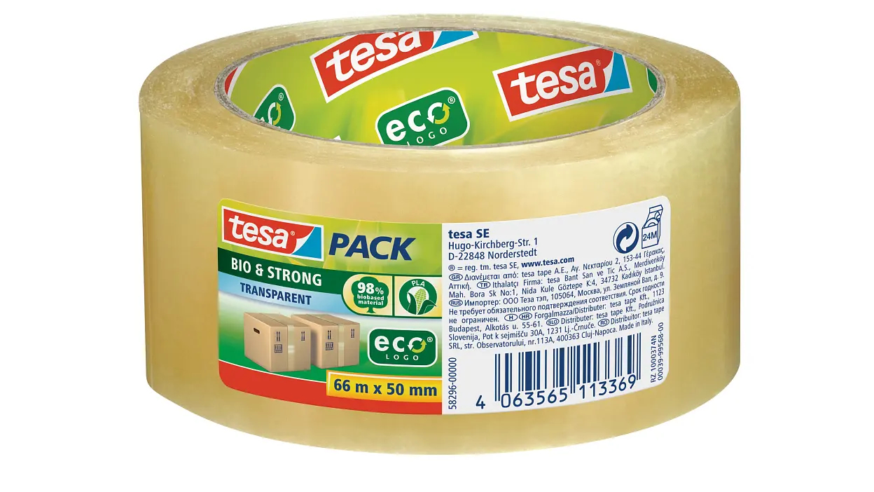 Bio & Strong Apto para uso en interior 66 m Transparente 58296-00000-01 - Pack de 6 unidades