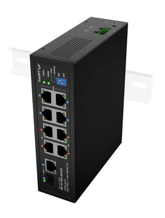 ILFE-8P-1GE-1S-120 switch No administrado Fast Ethernet (10/100) Energía sobre Ethernet (PoE) 1U Negro
