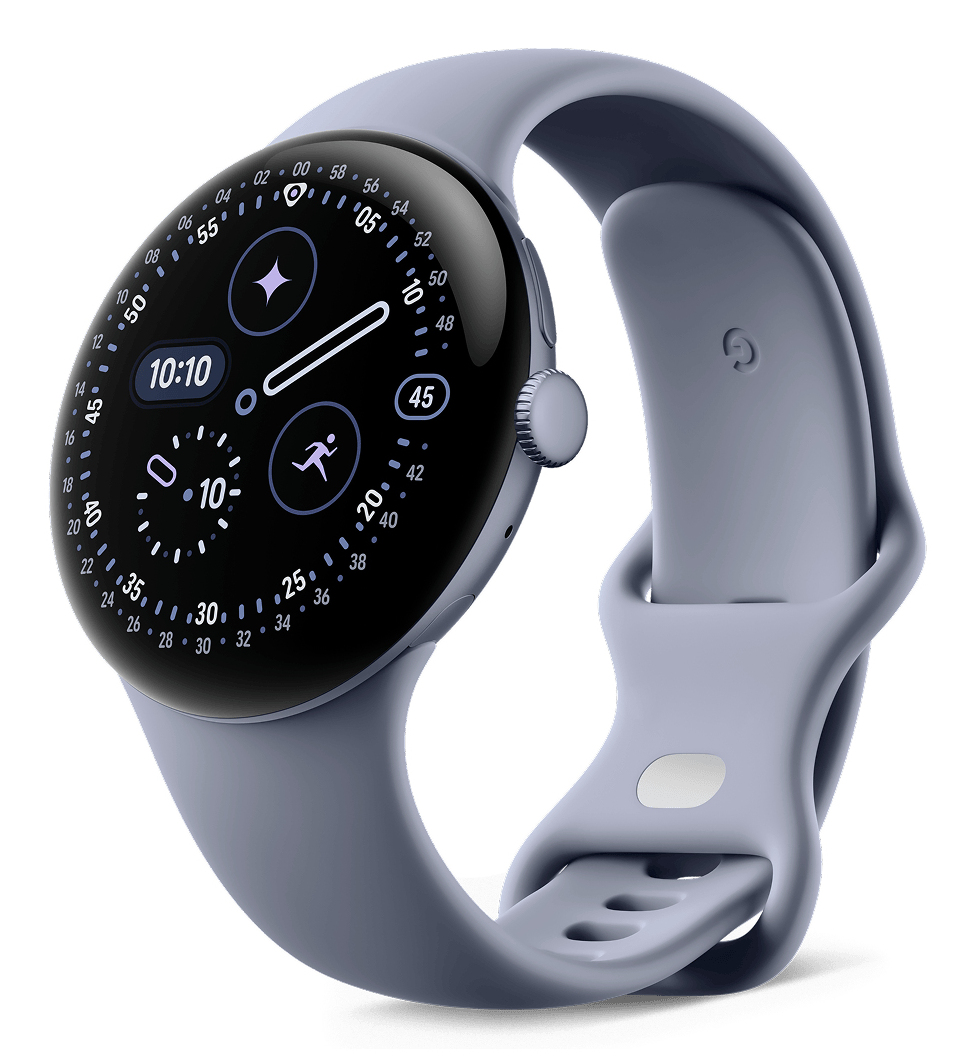 Pixel Watch 4 AMOLED 45 mm Digital Pantalla táctil Azul Wifi GPS (satélite)