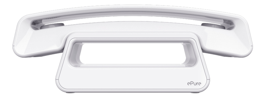 ePure#3 Iconic Teléfono DECT Identificador de llamadas Blanco