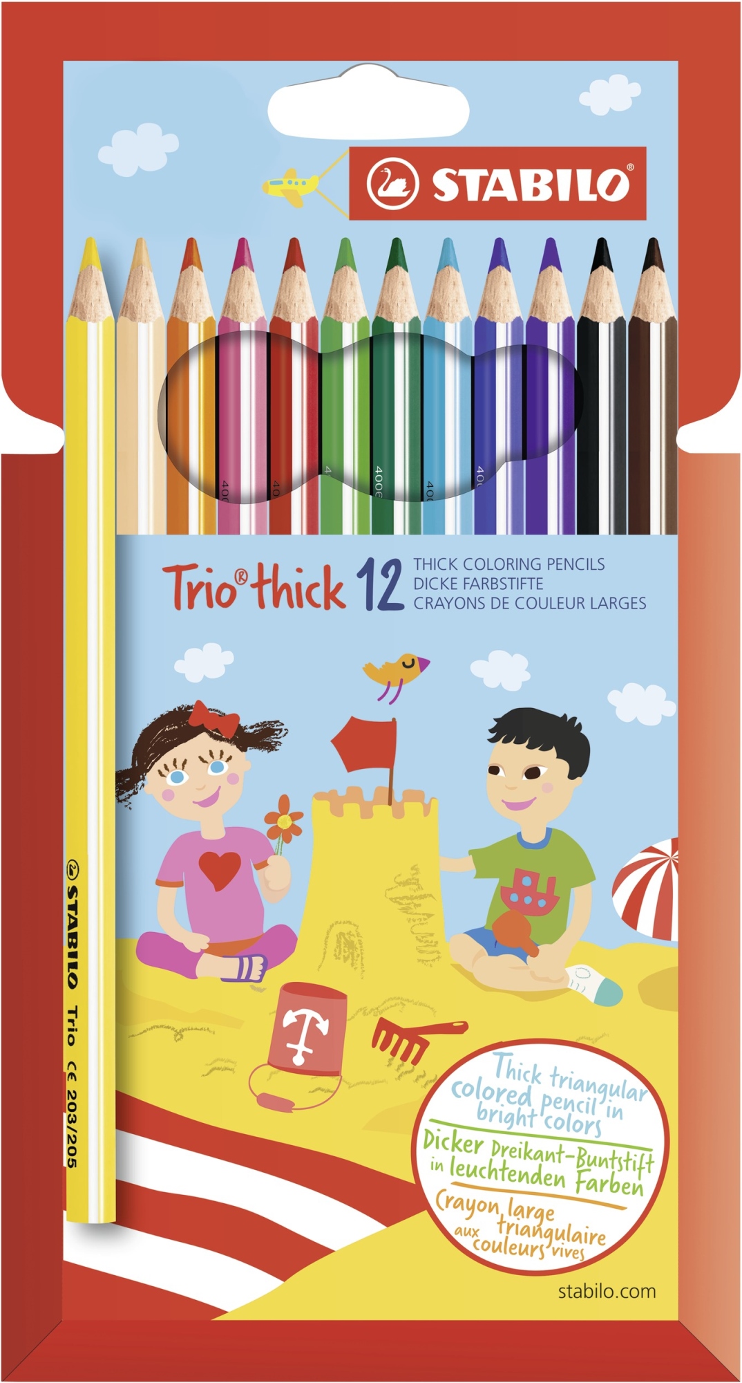 Trio Thick Multicolor 12 pieza(s)
