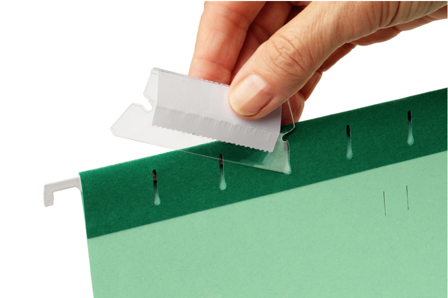 Visores con etiquetas para carpetas colgantes Classic