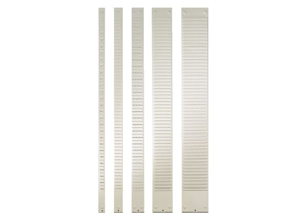 Bandas de fichas T, metal ranuras 32 Indice 2
