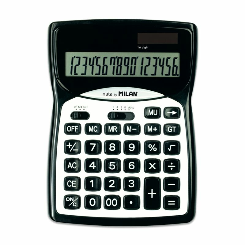 152016BL calculadora Bolsillo Calculadora básica Negro, Blanco