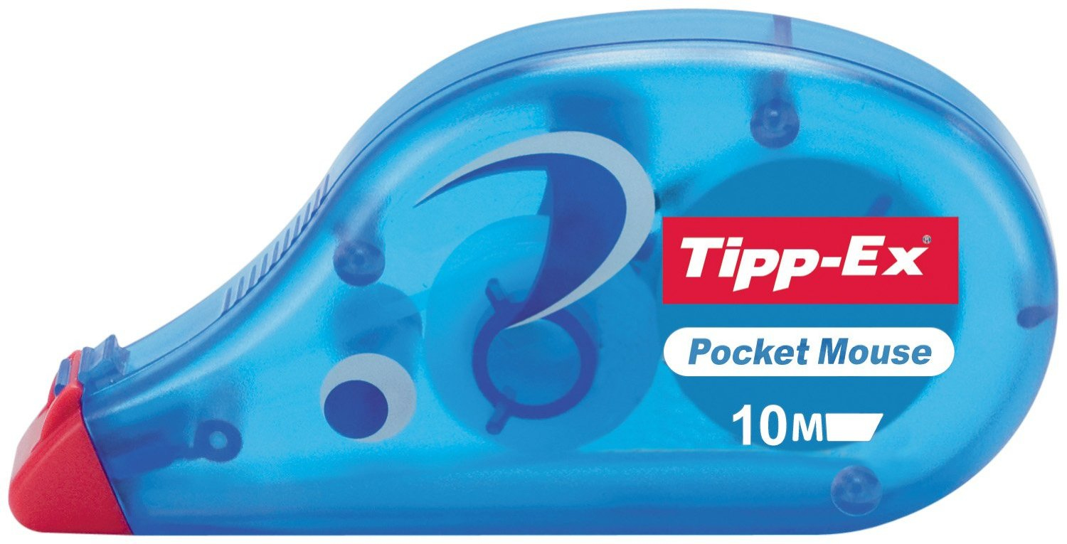 Pocket Mouse corrección de películo/cinta 10 m Azul 10 pieza(s)