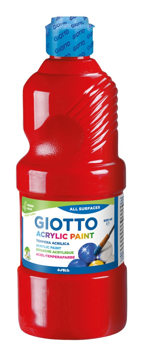 000533708 pintura acrílica 500 ml Rojo Botella