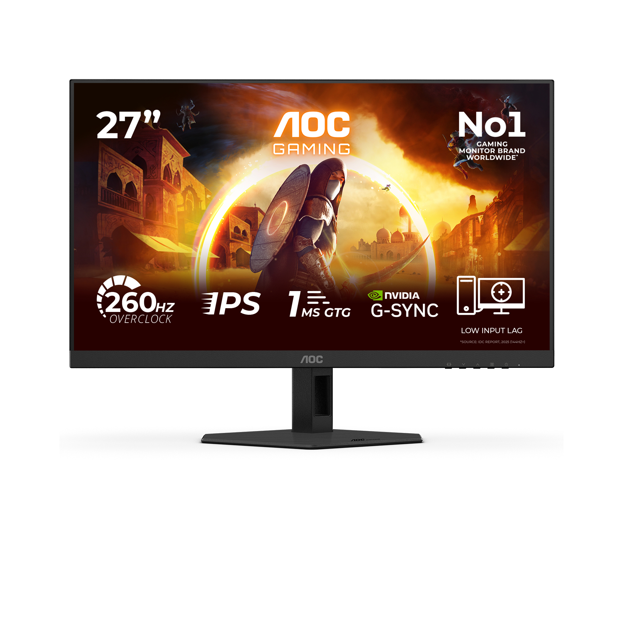 G4 27G4ZREP pantalla para PC 68,6 cm (27") 1920 x 1080 Pixeles Full HD LCD Negro, Rojo