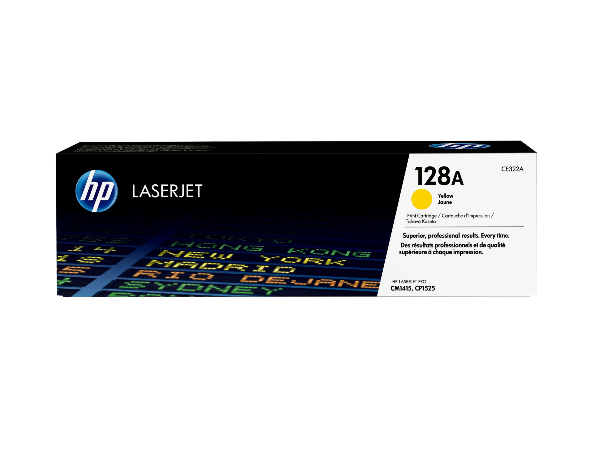 Cartucho de tóner original LaserJet 128A amarillo