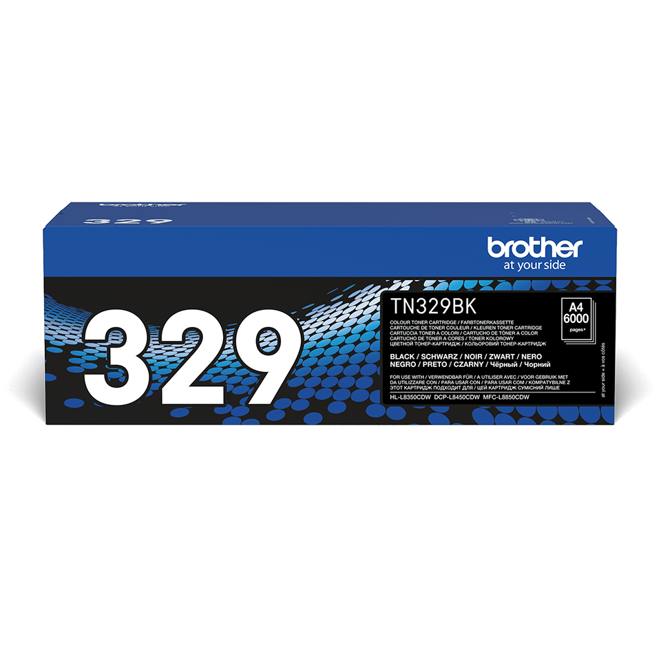 TN-329BK cartucho de tóner 1 pieza(s) Original Negro