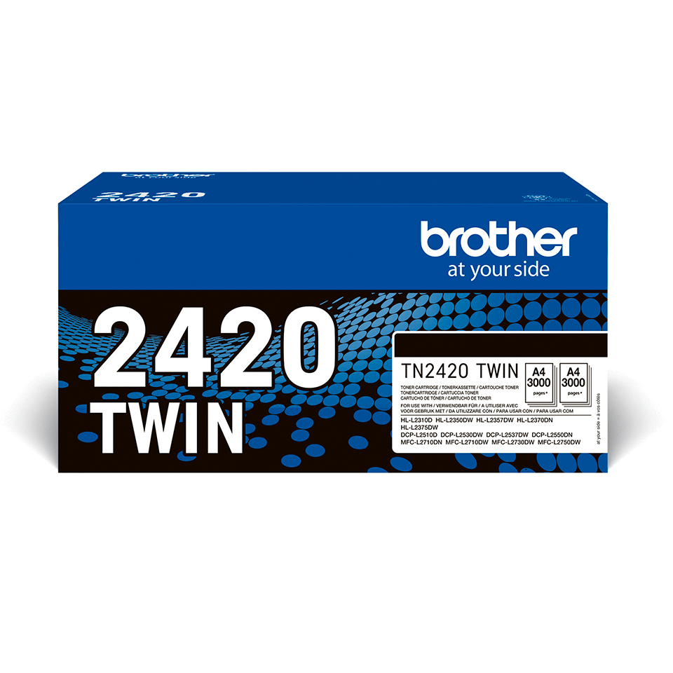 TN-2420TWIN cartucho de tóner 2 pieza(s) Original