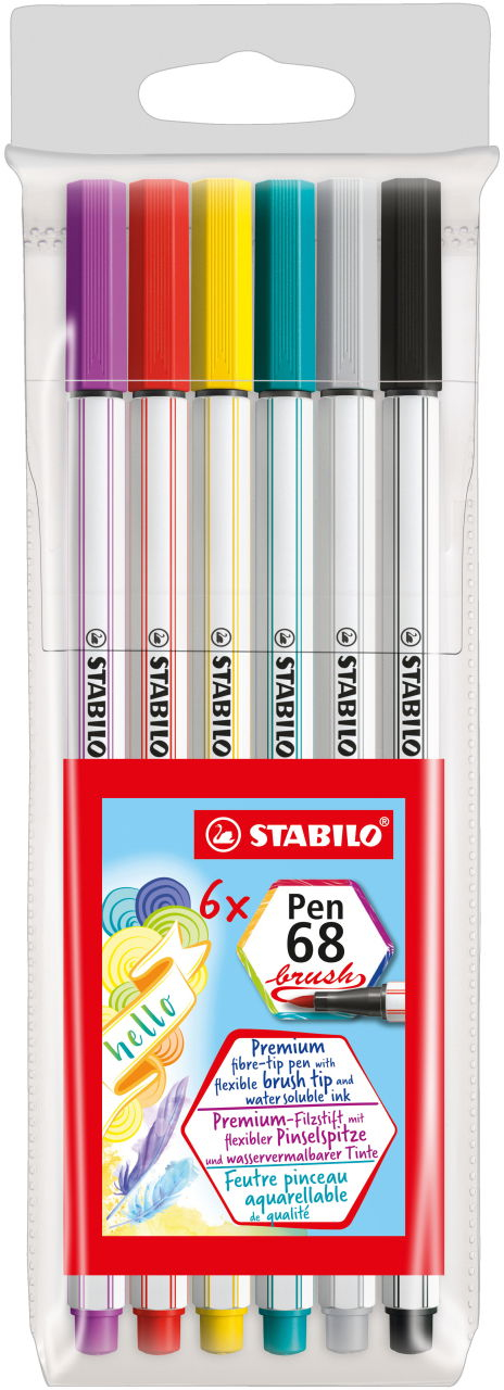 Pen 68 Estuche de 6 colores