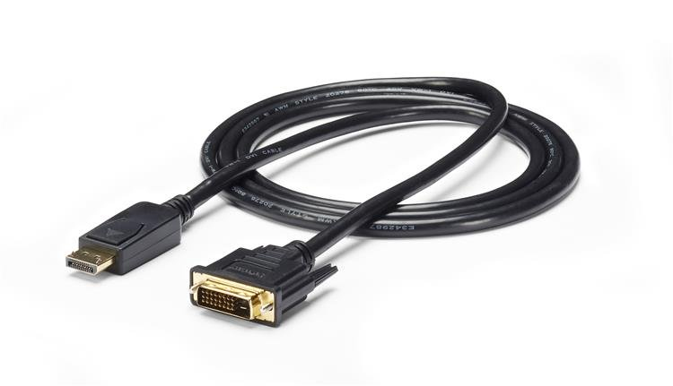 Cable DisplayPort a DVI de 1,8m - Video de 1080p - Cable Adaptador DisplayPort a DVI - Conversor Pasivo de Vídeo DP a DVI-D - Reemplazo de DP2DVIMM6