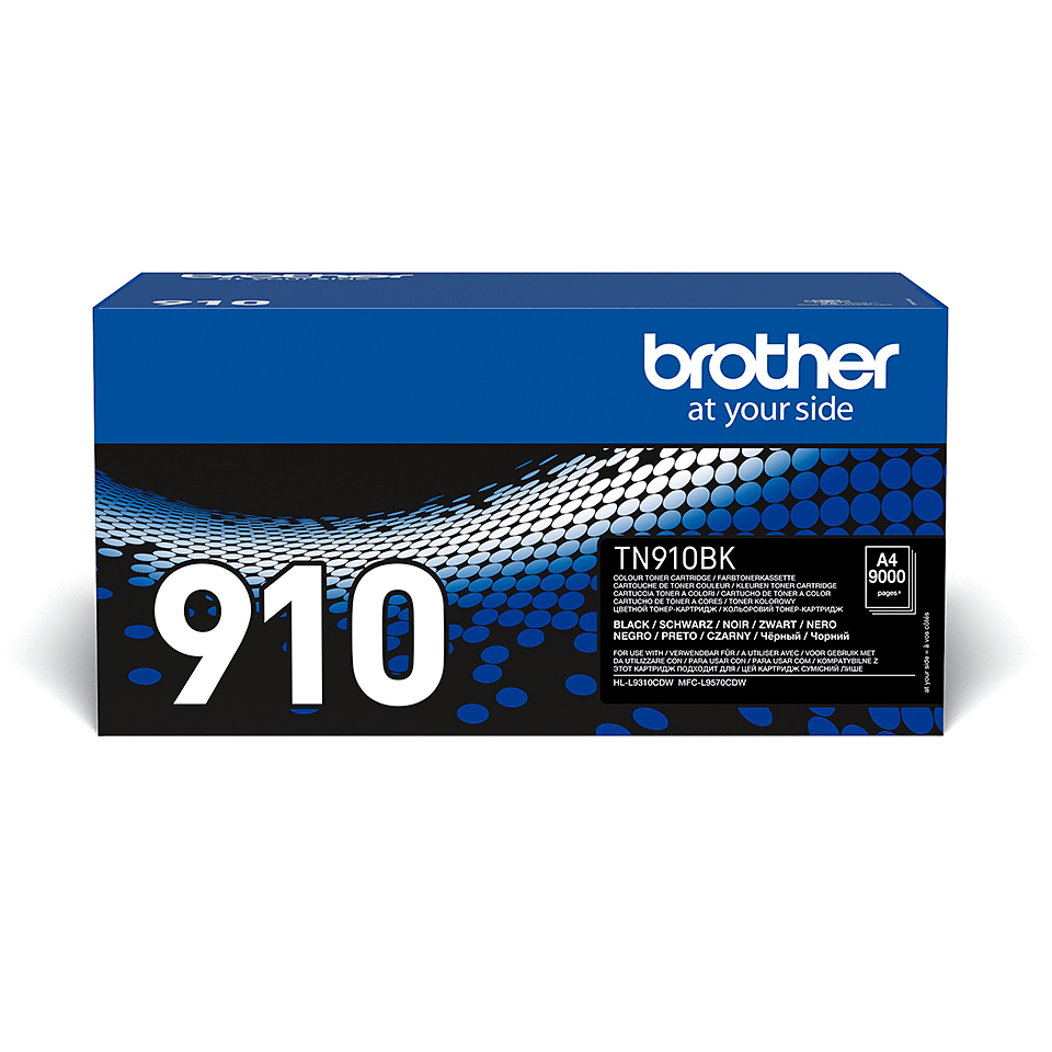 TN-910BK cartucho de tóner 1 pieza(s) Original Negro