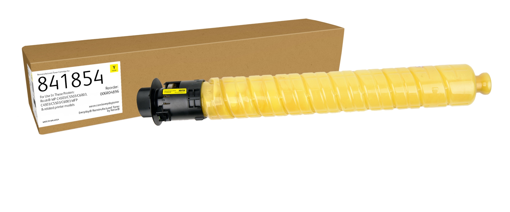 Remanufacturado Everyday Tóner Everyday Amarillo remanufacturado de Xerox es compatible con Ricoh 841854, Capacidad estándar
