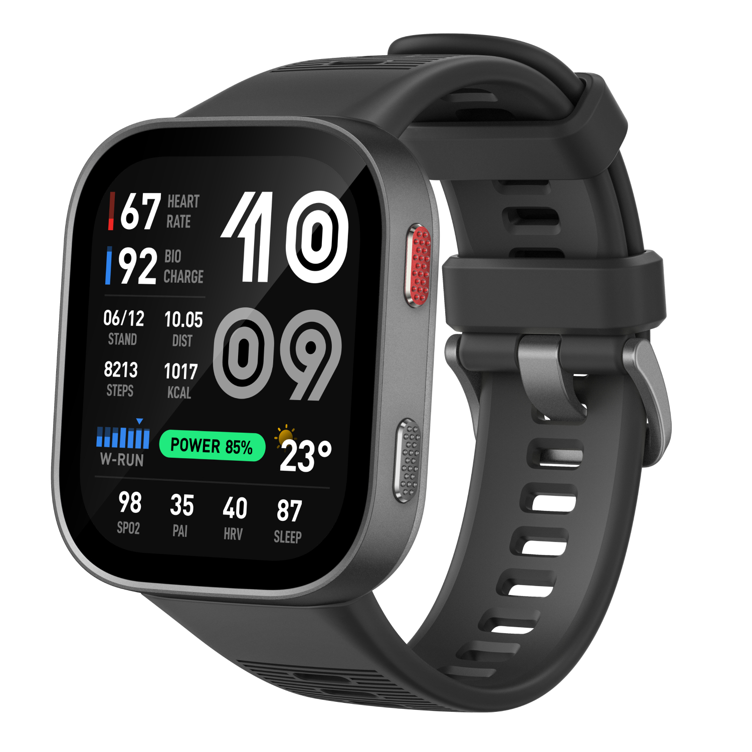 Bip Max 5,26 cm (2.07") AMOLED Digital 432 x 514 Pixeles Pantalla táctil Gris GPS (satélite)