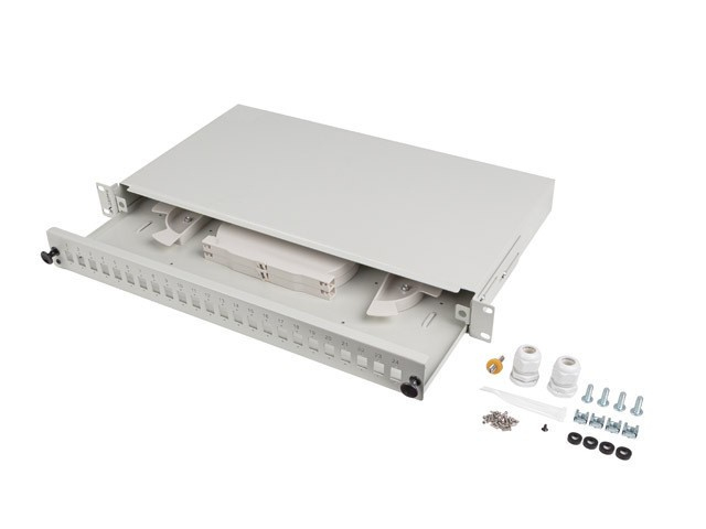 FOP1-24SS-LDS panel de parcheo 1U