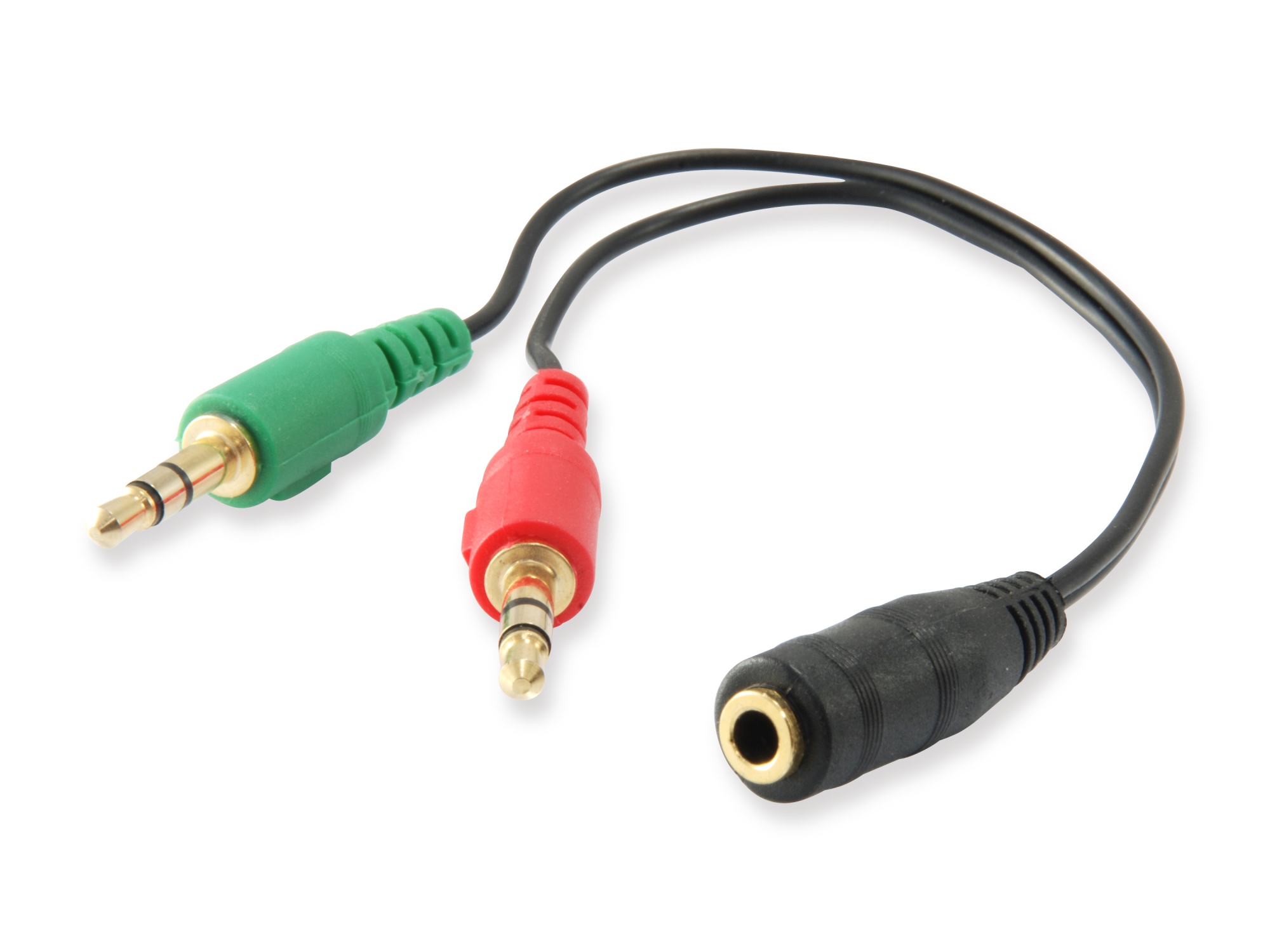 147942 divisor de audio Negro