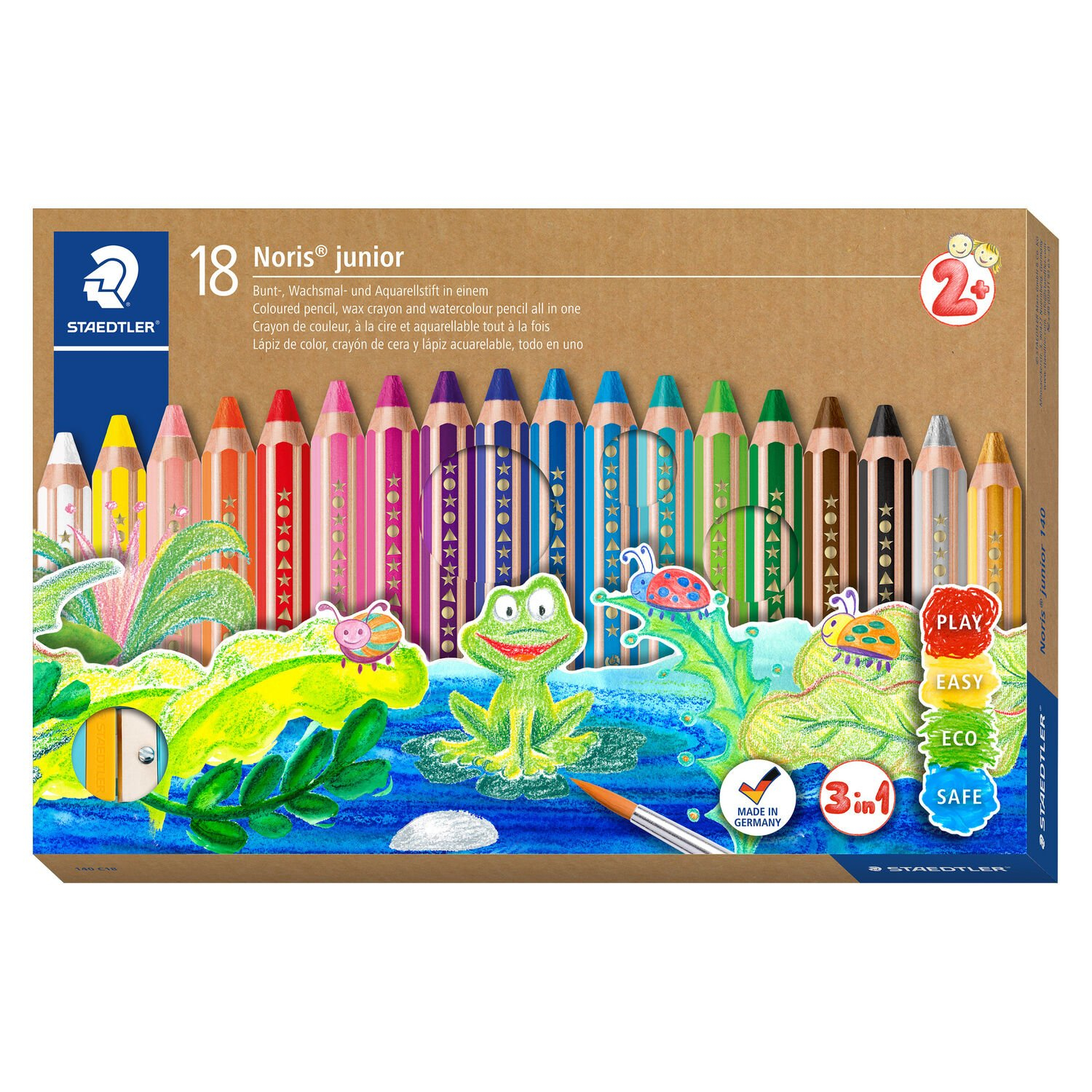 Noris junior 140 Multicolor 18 pieza(s)