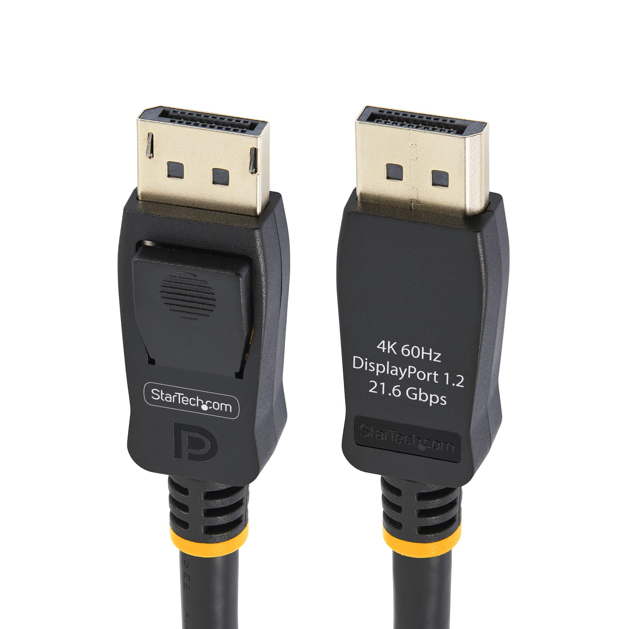 Cable DisplayPort 1.2 4K 60Hz de 2m - Cable DP UHD con Pestillos - con Certificación VESA - Cable para Monitor DisplayPort - Paquete de 10