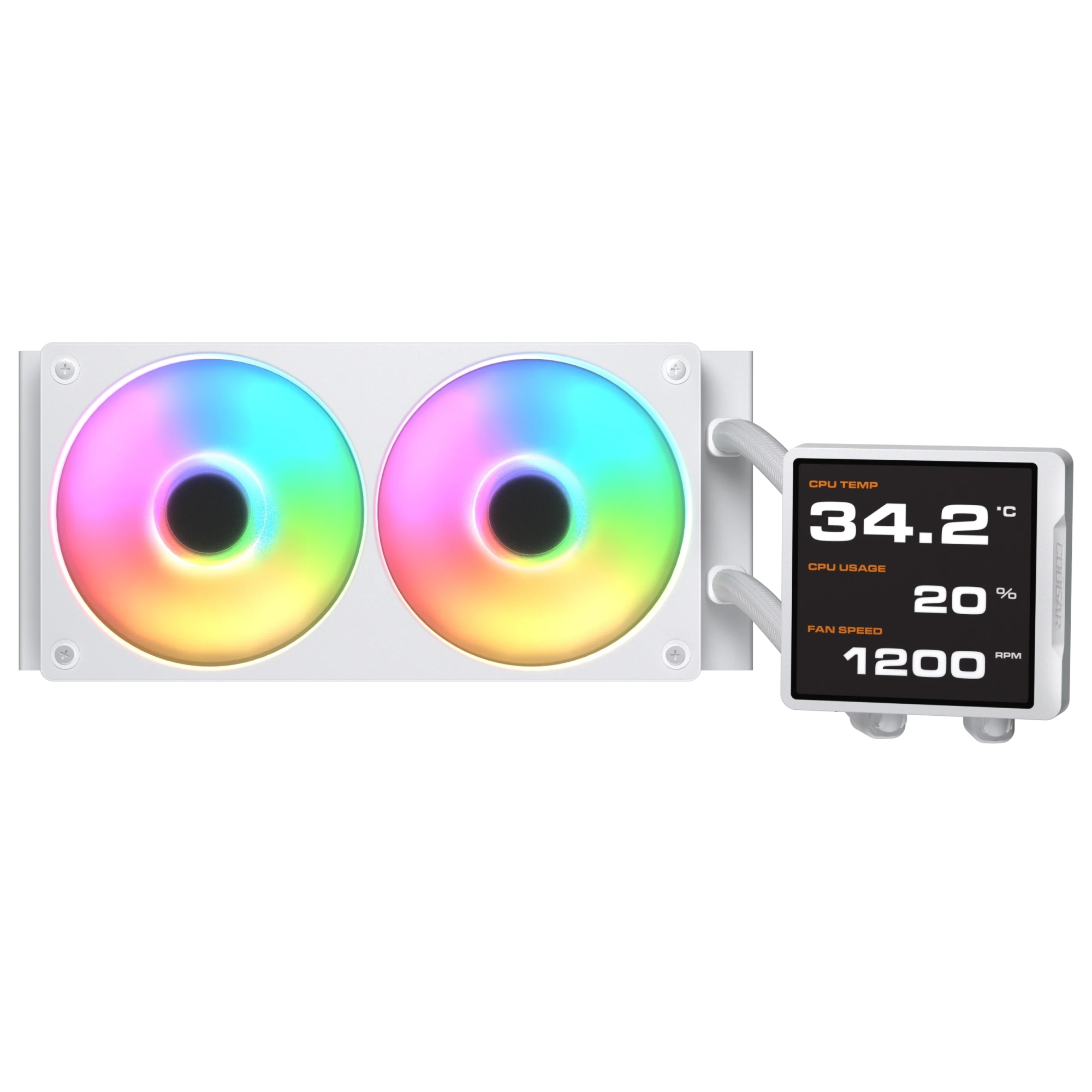 CGR-PSDVPRGB-W-240 Procesador Sistema de refrigeración líquida todo en uno 12 cm Blanco