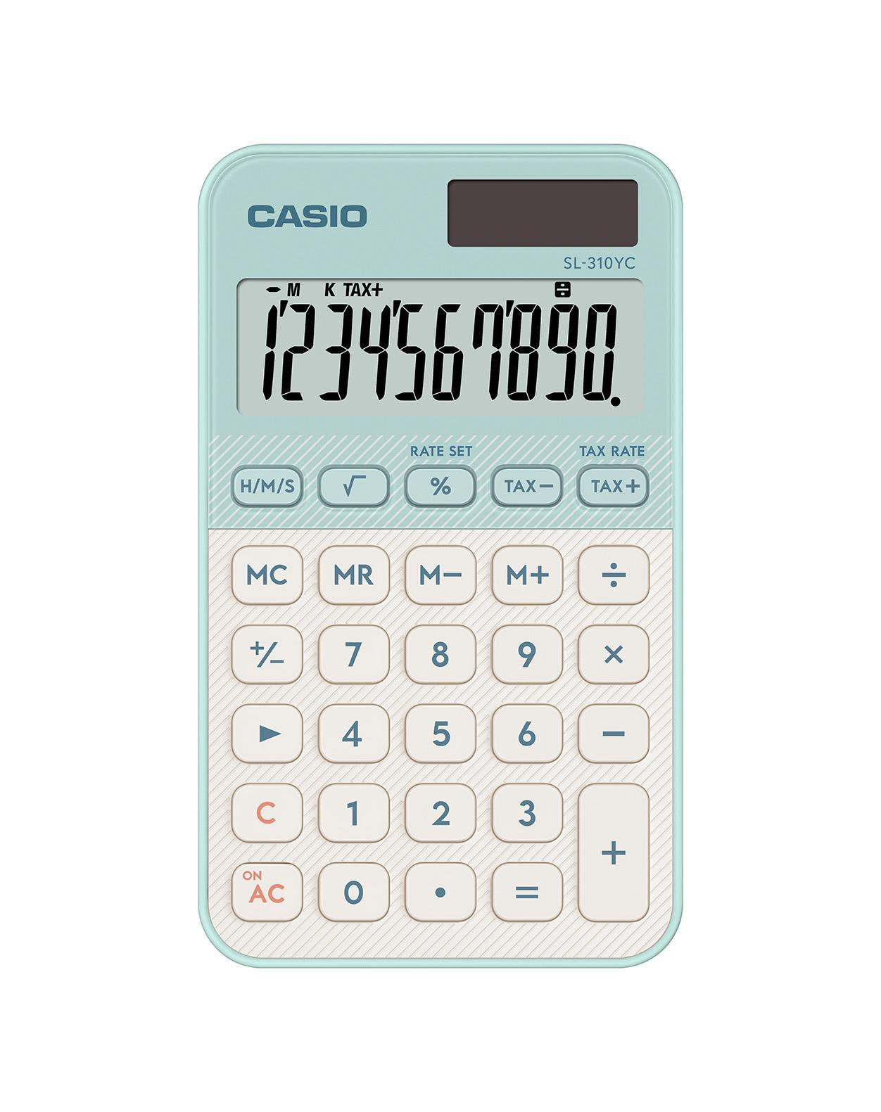 SL-310YC calculadora Bolsillo Calculadora básica Verde claro