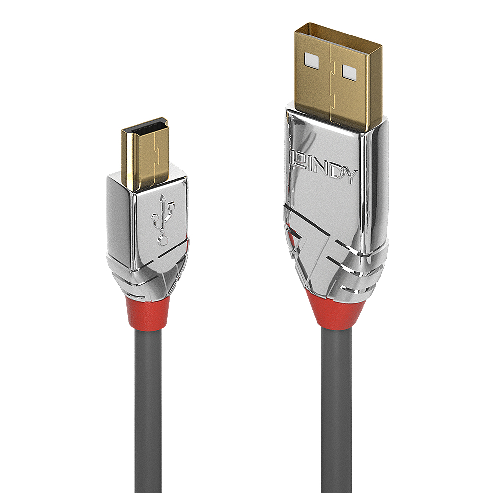 36631 cable USB USB 2.0 1 m USB A Mini-USB B 0,48 Gbit/s Gris