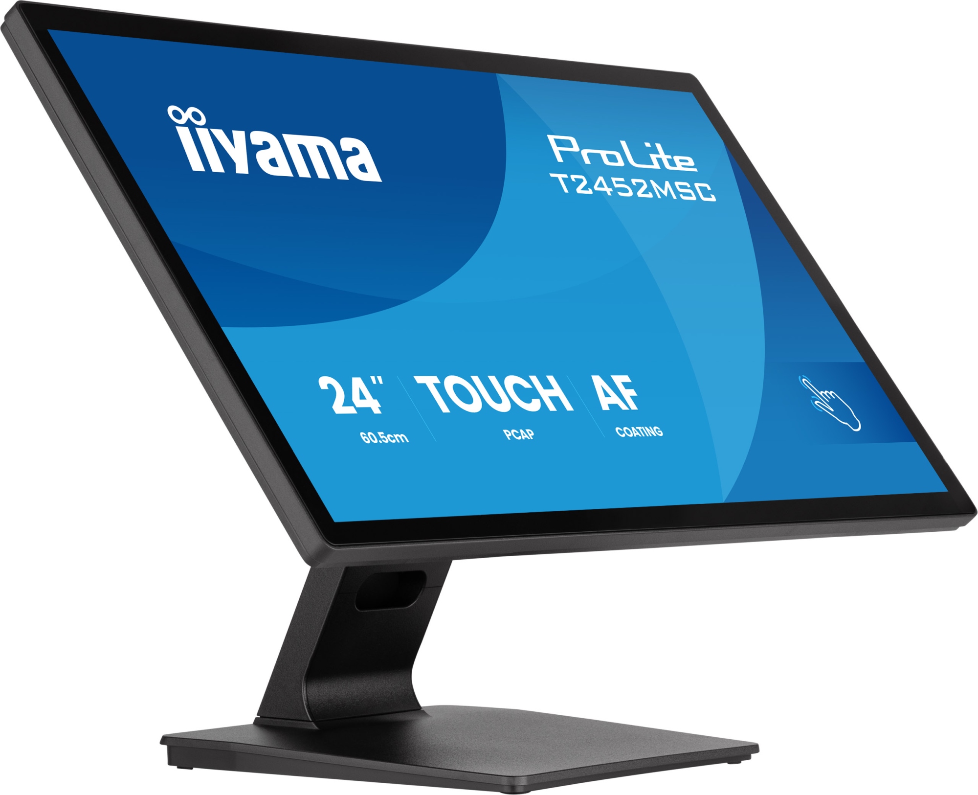 ProLite T2452MSC-B2 pantalla para PC 61 cm (24") 1920 x 1080 Pixeles Full HD Pantalla táctil Negro