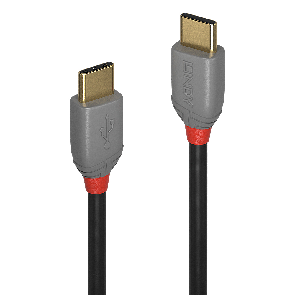 36872 cable USB USB 2.0 2 m USB C Negro, Gris