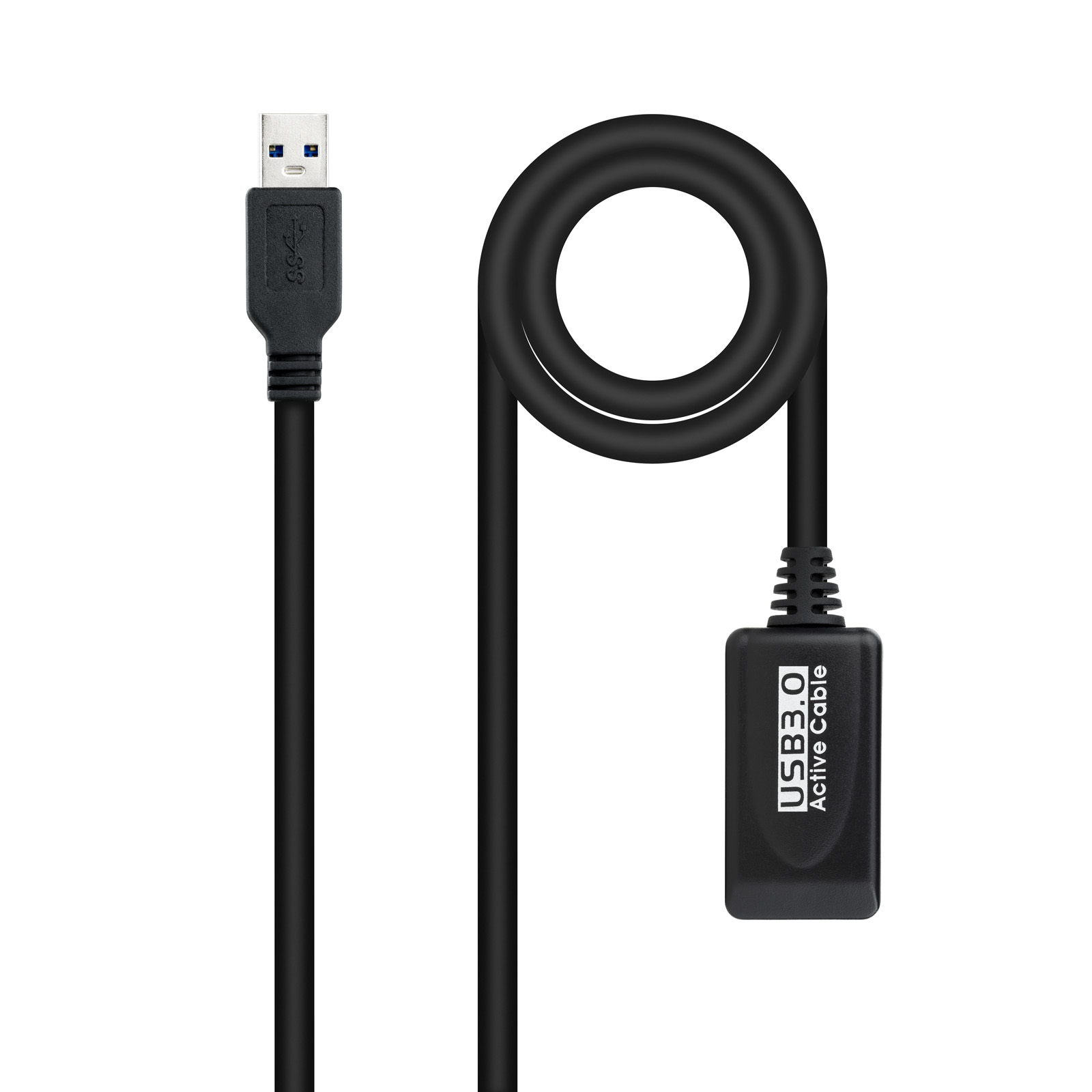 Cable USB 3.0 prolongador con amplificador, tipo A/M-A/H, 5m