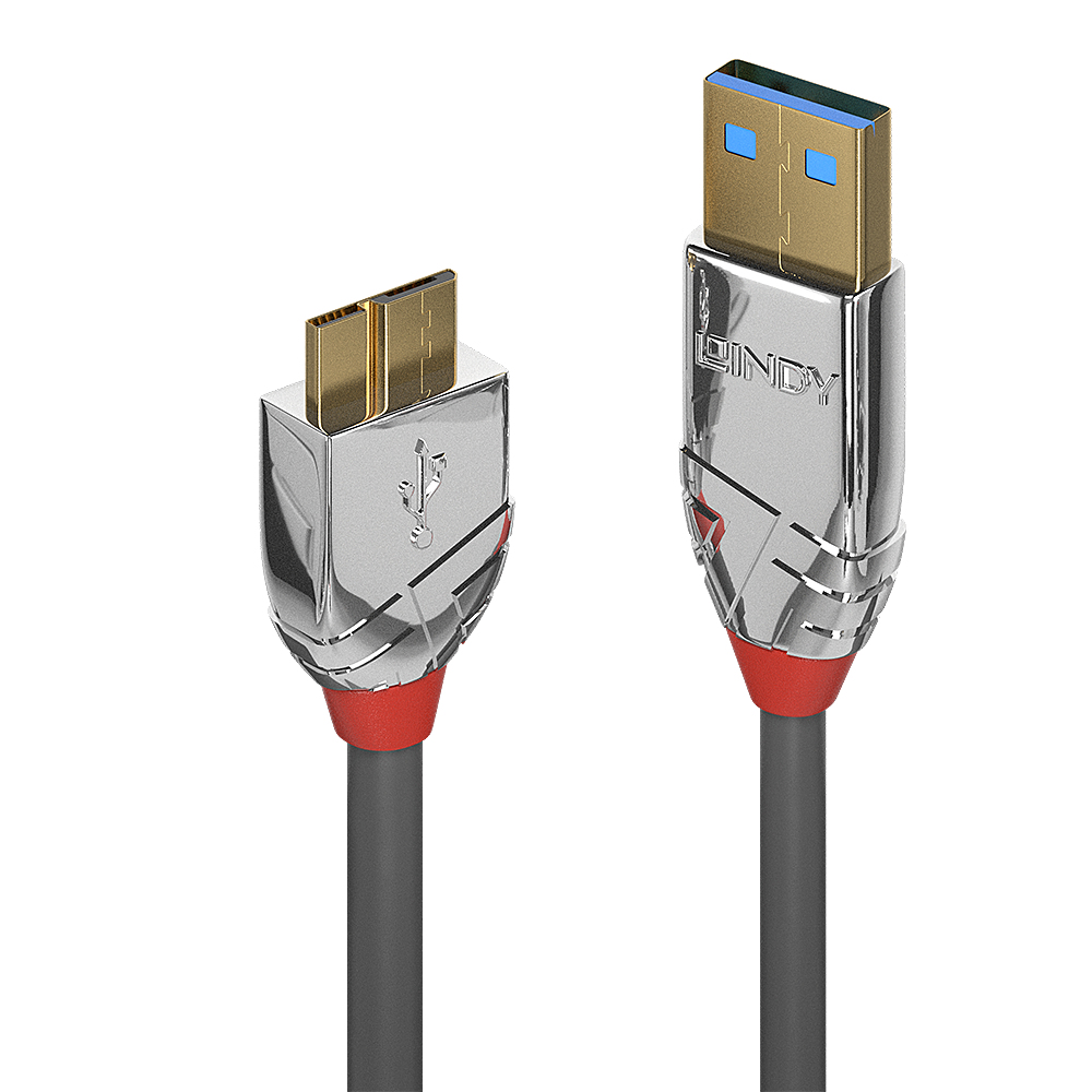 36656 cable USB USB 3.2 Gen 1 (3.1 Gen 1) 0,5 m USB A Micro-USB B Gris