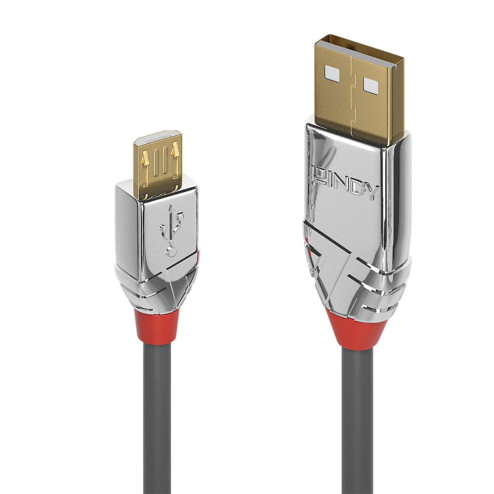 36653 cable USB USB 2.0 3 m USB A Micro-USB B 0,48 Gbit/s Gris