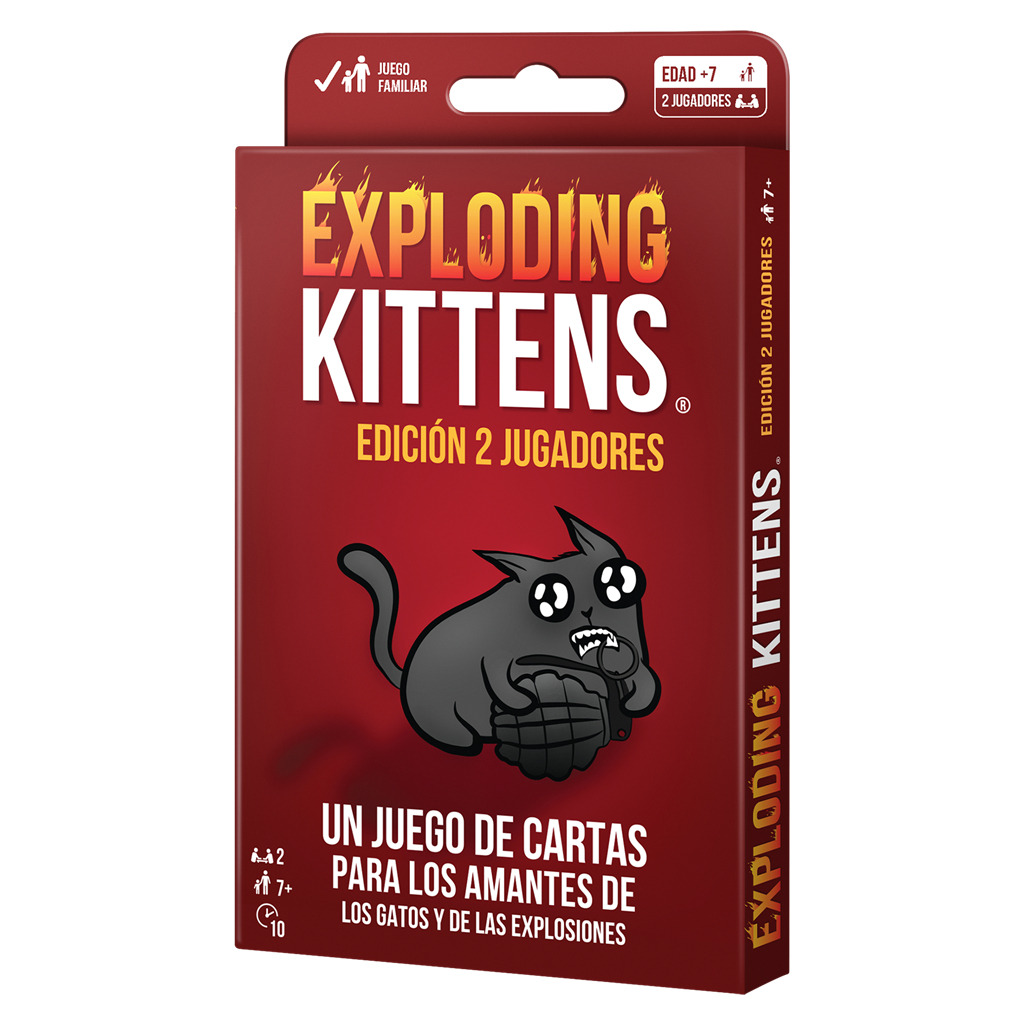 Exploding Kittens EKIEK09ES juego de tablero Exploding Kittens Edición 2 Jugadores 10 min Juego De Cartas Partido