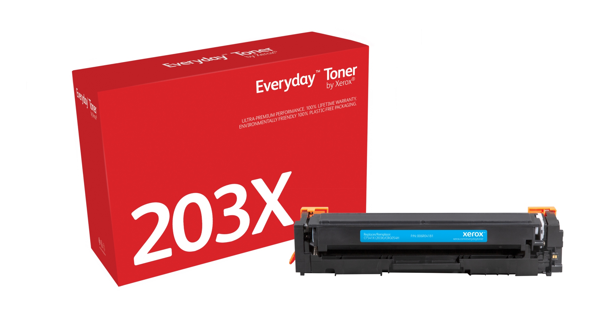 Everyday Toner Everyday Cian di Xerox compatibile con HP 203X (CF541X), Capacidad alta