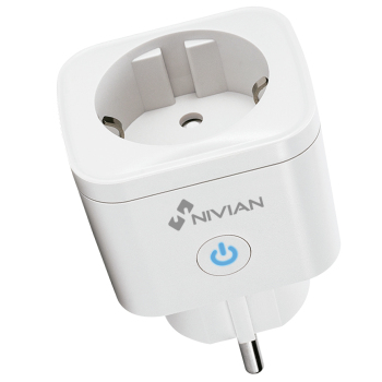 NVS-SOCKETF-W2 enchufe inteligente 3680 W Hogar Blanco