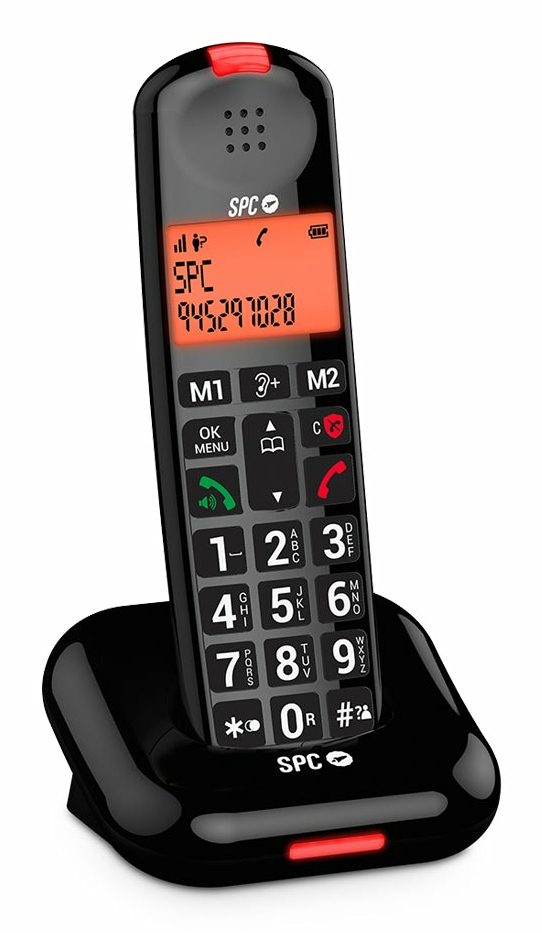 Comfort Kairo Teléfono DECT Identificador de llamadas Negro