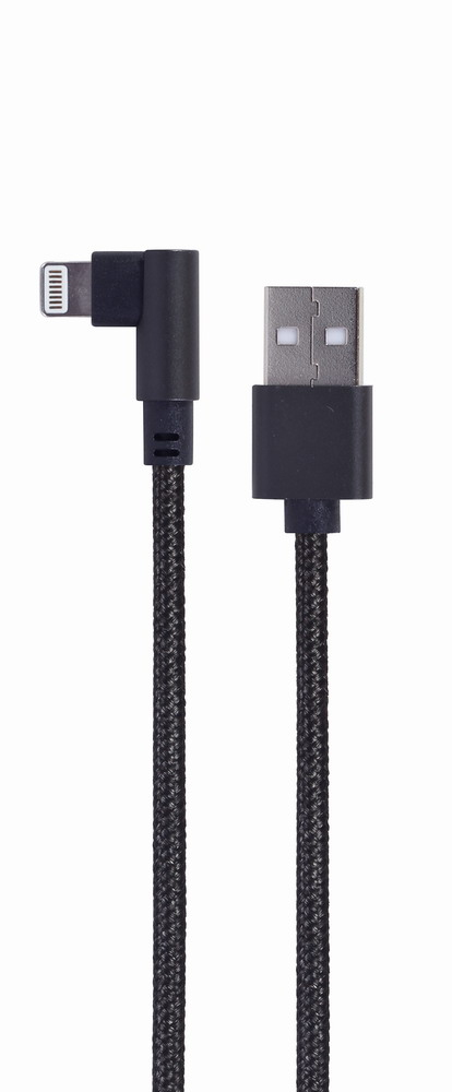 CC-USB2-AMLML-0.2M cable de conector Lightning 0,2 m Negro