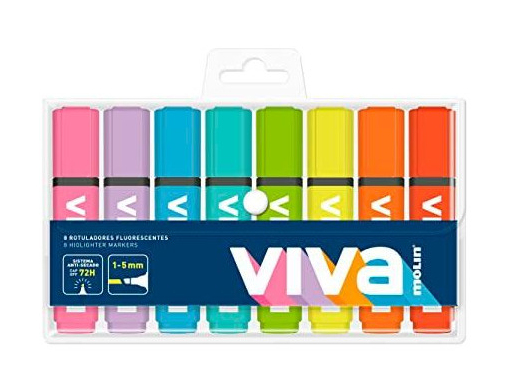 RTF240-08W marcador 8 pieza(s) Multicolor