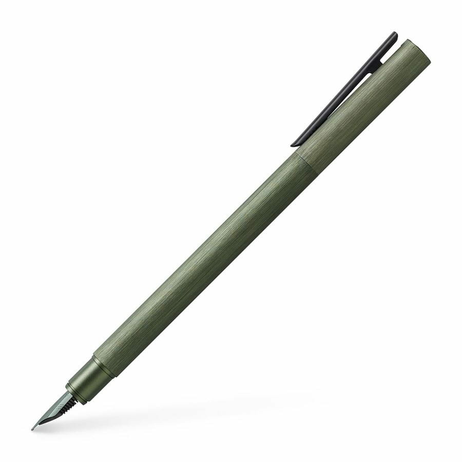 Neo Slim Aluminium pluma estilográfica Sistema de carga por cartucho Verde, Oliva 1 pieza(s)