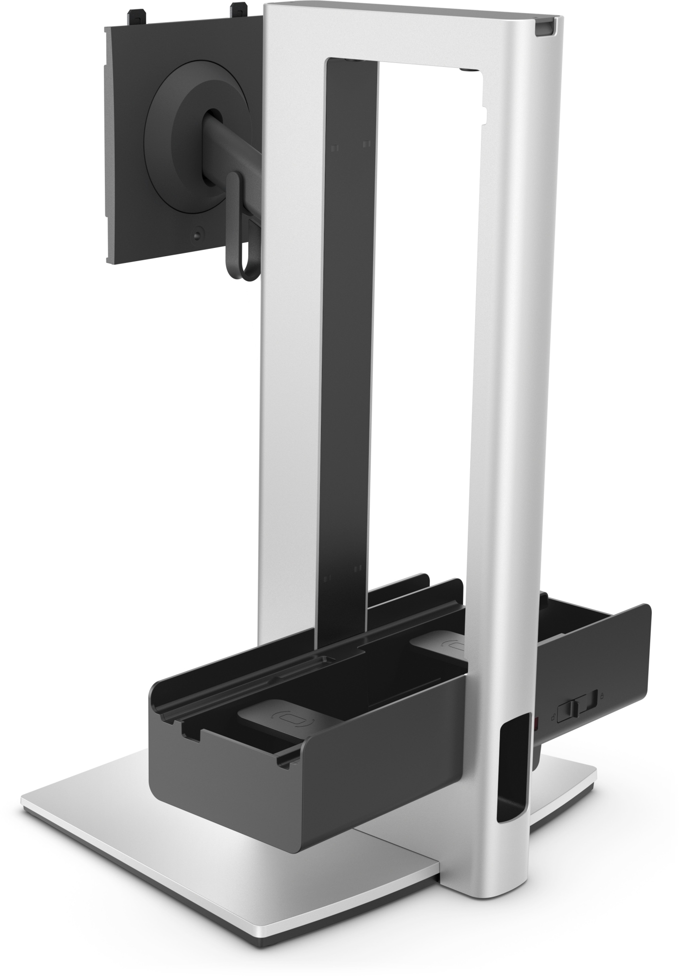 Pro Slim OSS25 68,6 cm (27") Escritorio Negro, Plata