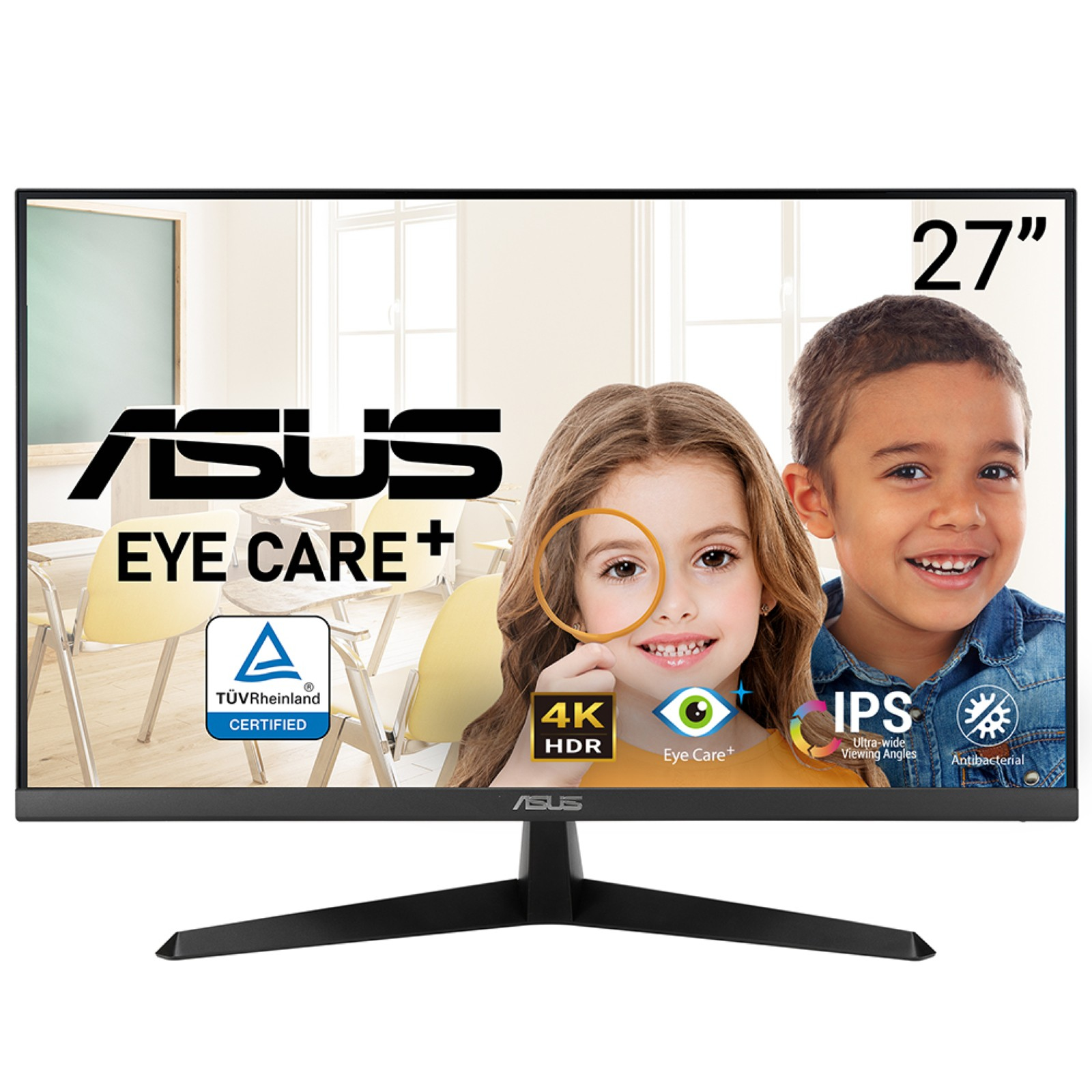 VY27UQ pantalla para PC 68,6 cm (27") 3840 x 2160 Pixeles 4K Ultra HD LCD Negro