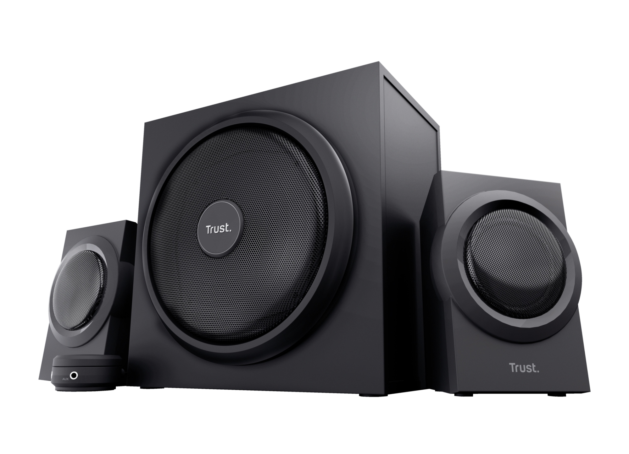 Yuri conjunto de altavoces 60 W Universal Negro 2.1 canales De 1 vía 15 W