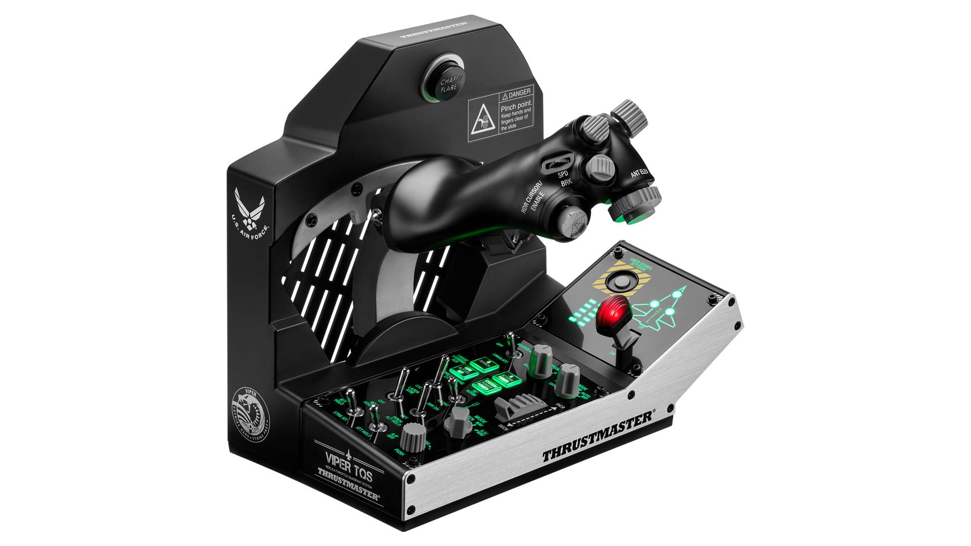 Viper TQS Mission Pack Negro USB Simulador de Vuelo Analógico/Digital PC