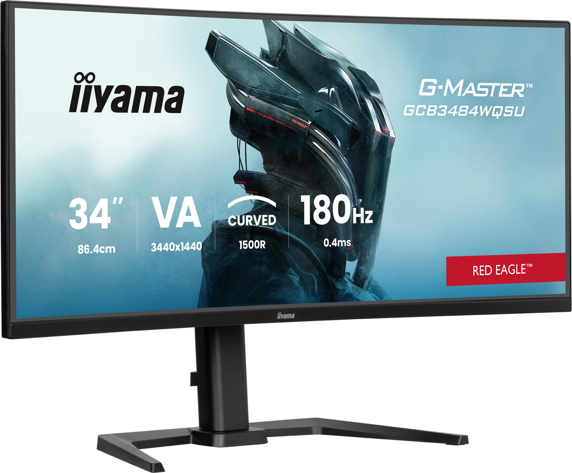 G-MASTER GCB3484WQSU-B1 pantalla para PC 86,4 cm (34") 3440 x 1440 Pixeles UltraWide Quad HD LED Negro
