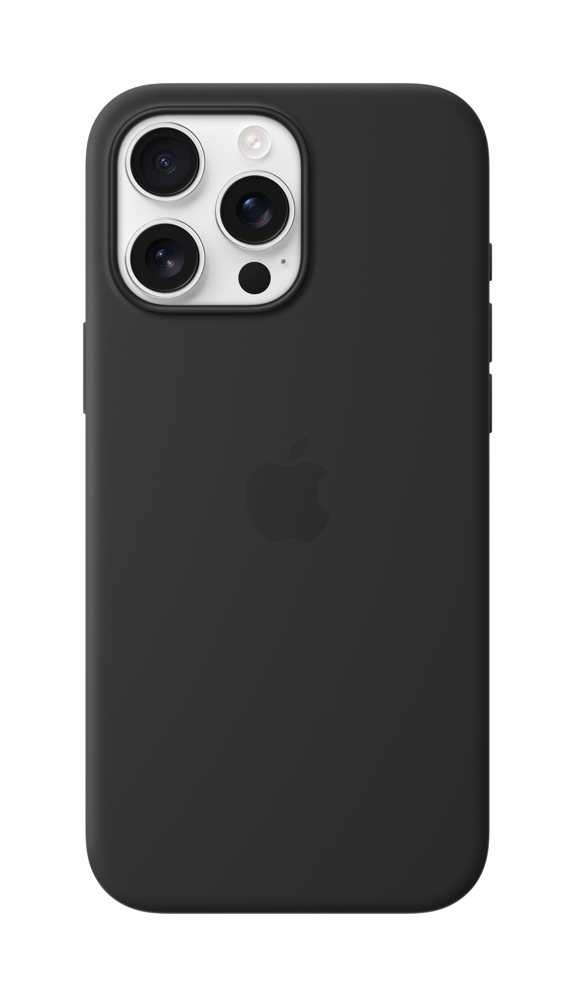 Funda de silicona con MagSafe para el iPhone 16 Pro Max - Negro