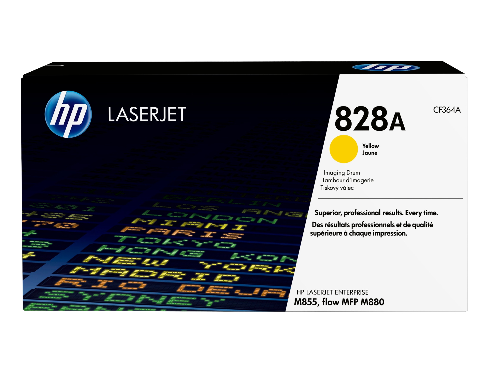 Tambor de imágenes LaserJet 828A amarillo