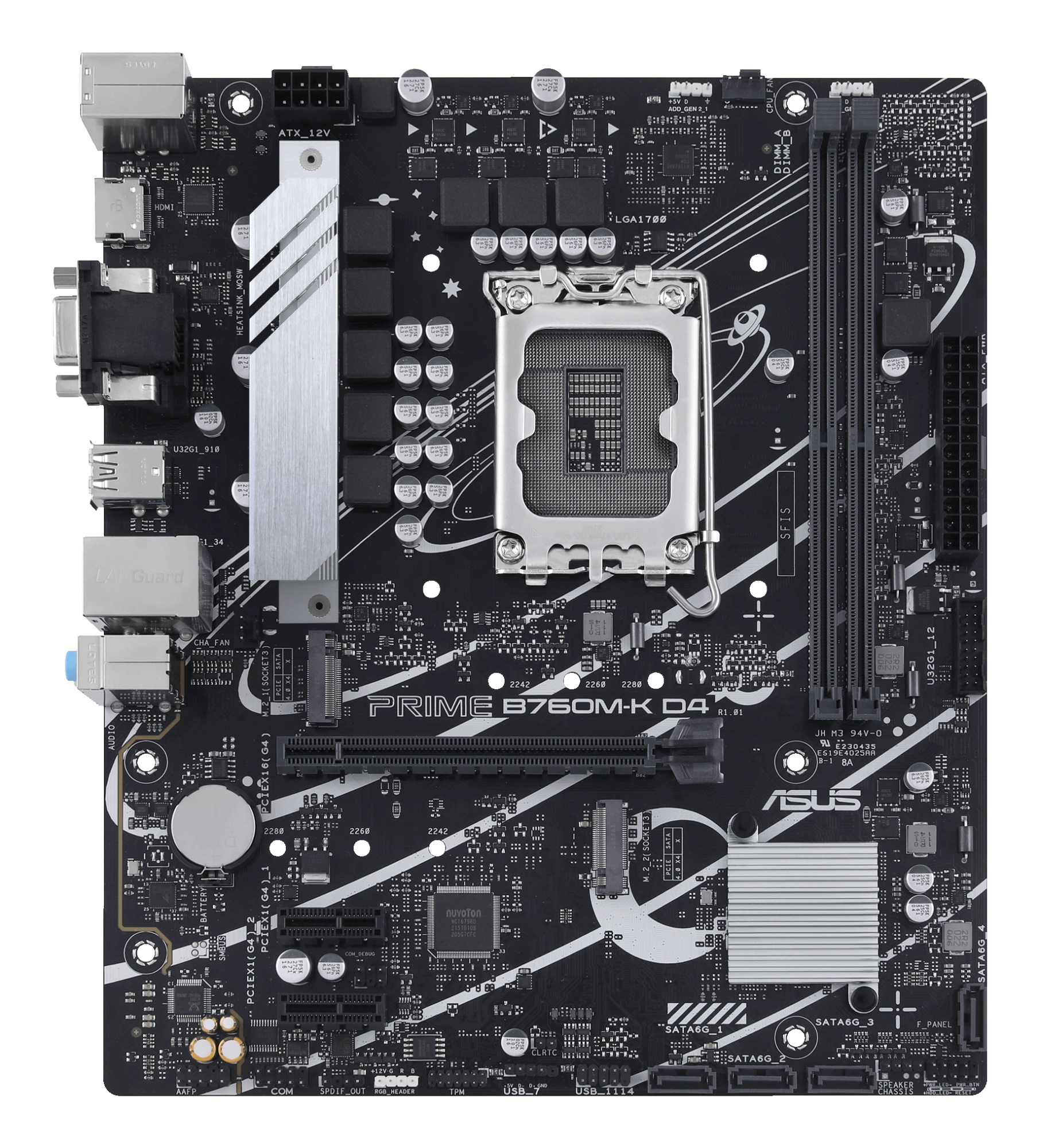 PRIME B760M-K D4 Intel B760 LGA 1700 micro ATX