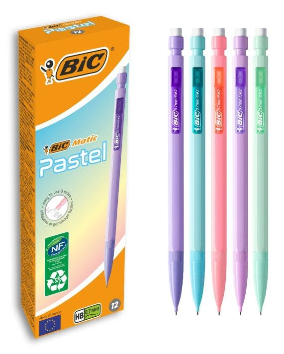 Matic Pastel lápiz mecánico 0,7 mm HB 12 pieza(s)