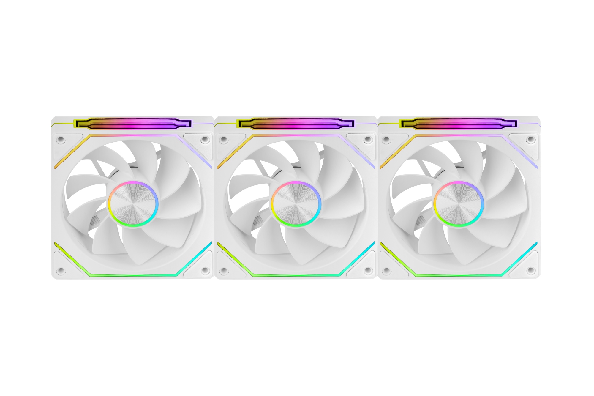 MF-LINKFINITYKIT2RW Carcasa del ordenador Ventilador 12 cm Blanco 3 pieza(s)