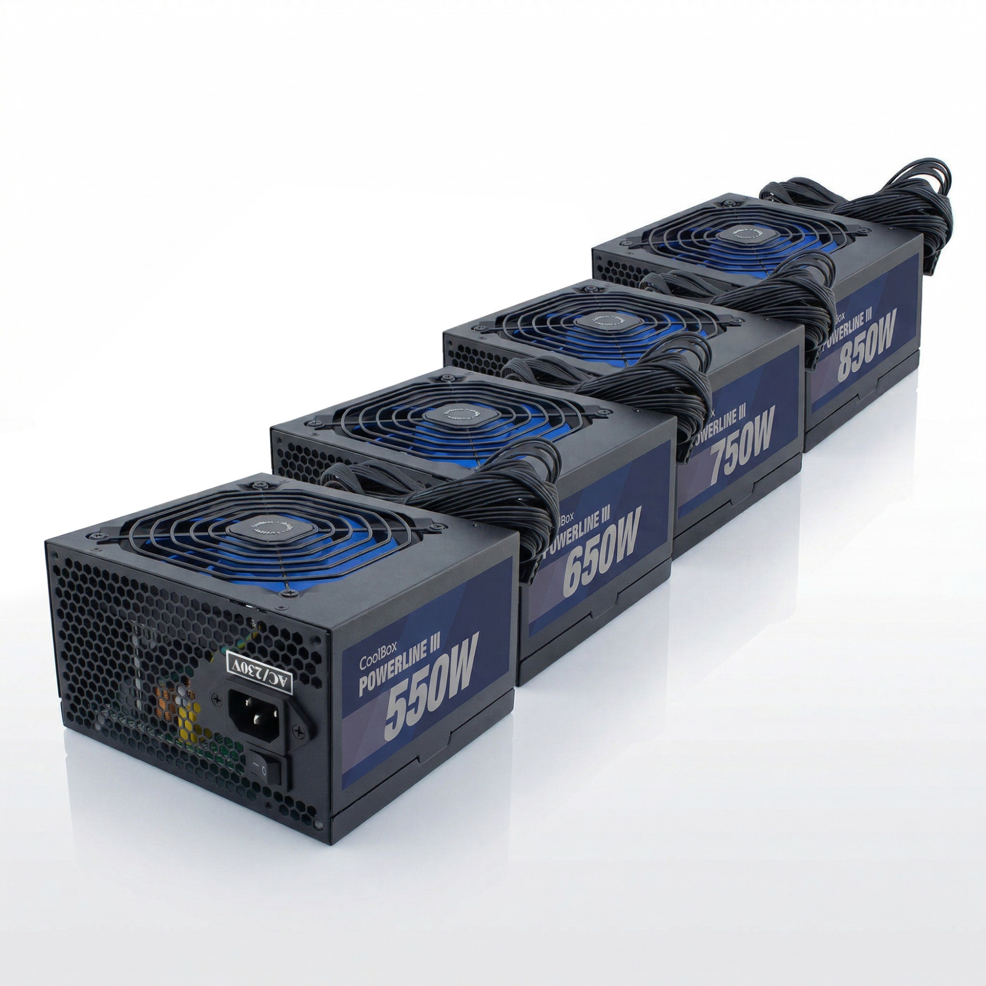 PACK FUENTES DE ALIMENTACION POWERLINE III 550/650/750/850W 85%EFI
